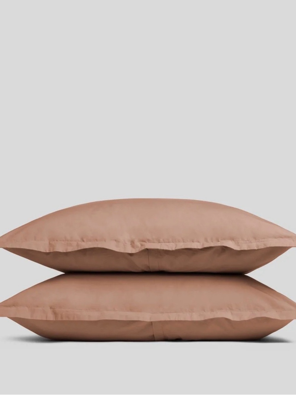 Parachute Percale Sham Set- Adobe